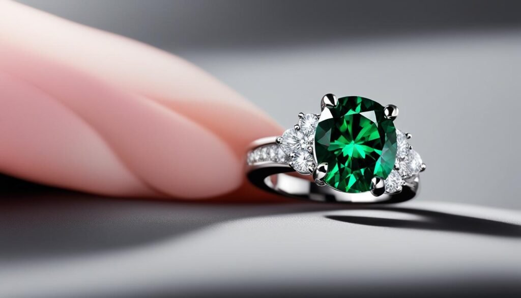 Does moissanite glow in the dark?
