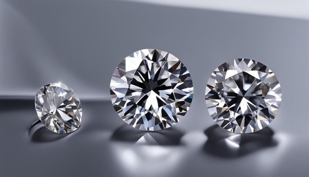 moissanite vs diamond pricing