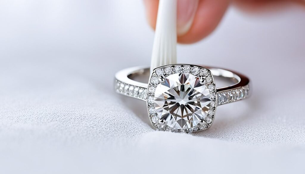 Cleaning Moissanite jewelry
